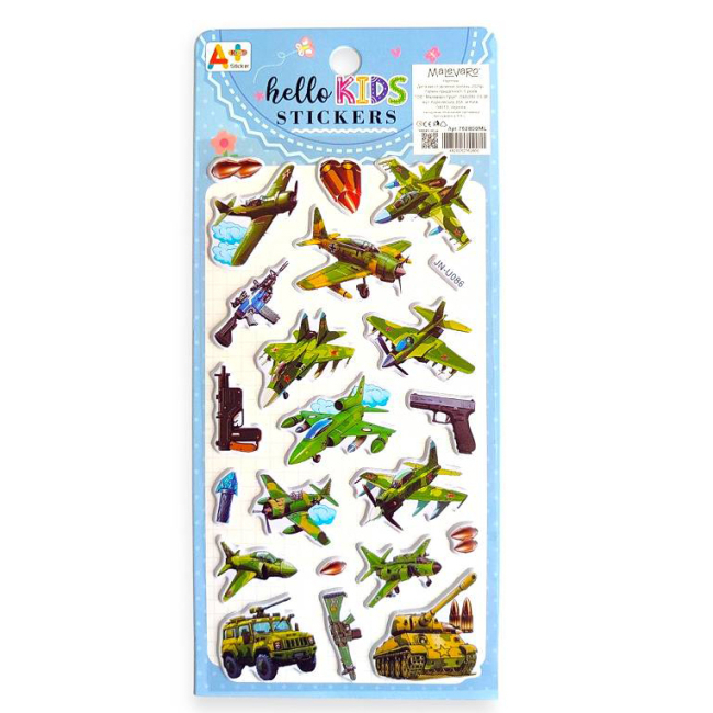 Набори для творчості - Наліпки Malevaro 5 /12/ в асортименті (762800ML)#6