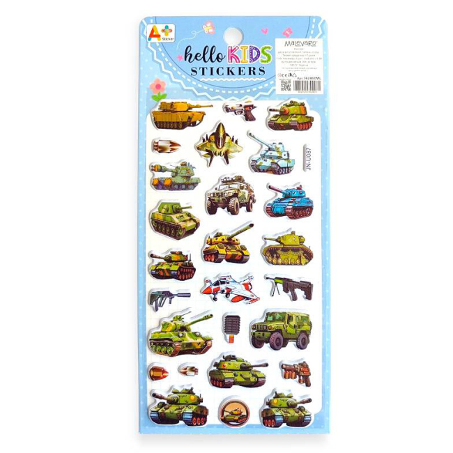 Набори для творчості - Наліпки Malevaro 5 /12/ в асортименті (762800ML)#7