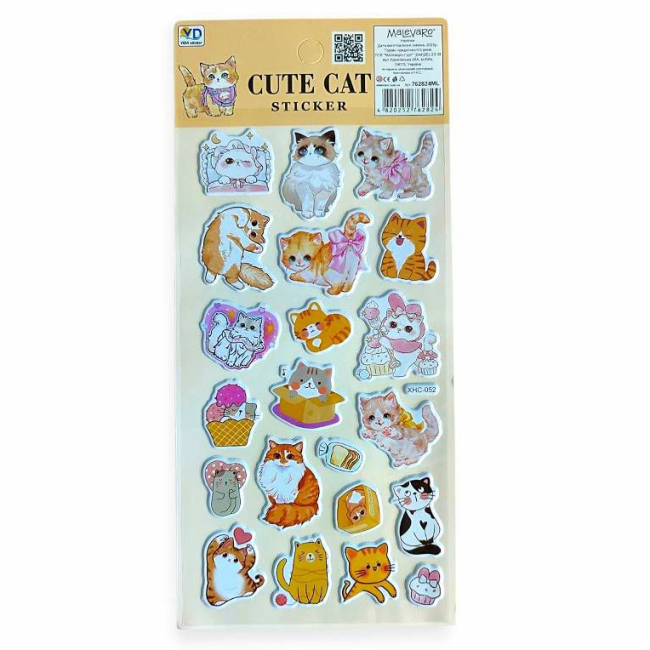 Набори для творчості - Наліпки Malevaro 8 /12/ в асортименті (762824ML)#6