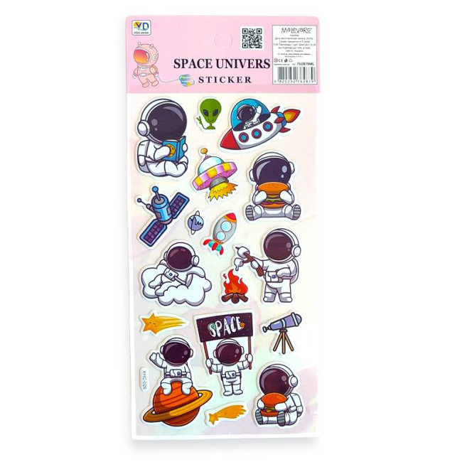 Набори для творчості - Наліпки Malevaro 13 /12/ в асортименті (762879ML)#3