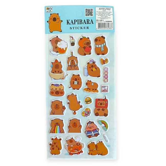 Набори для творчості - Наліпки Malevaro 14 /12/ в асортименті (762886ML)#3