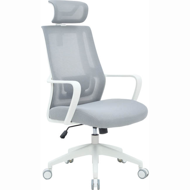 Мебель для геймеров - Кресло OfficePro Harmony White/Light Gray (OC310-W-LG-LG)#3