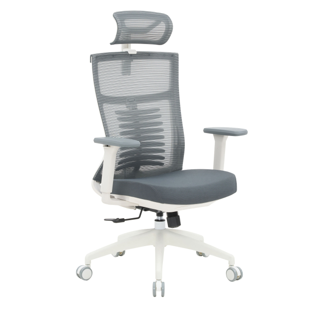 Мебель для геймеров - Кресло OfficePro Balance White/Dark Gray (OC550-W-DG-DG)#6