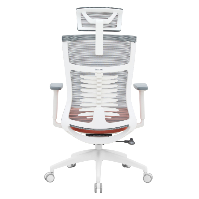 Меблі для геймерів - Крісло OfficePro Balance White/Dark Gray/Orange (OC550-W-DG-OR)#3