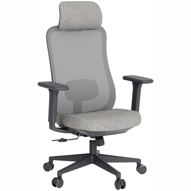 Меблі для геймерів - Крісло OfficePro Wave Black/Dark Gray (OC599-B-DG-DG)#2