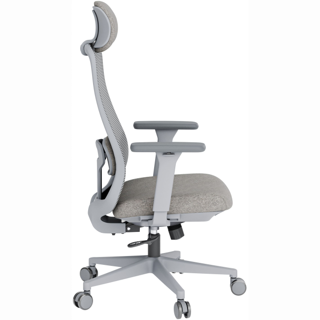 Меблі для геймерів - Крісло OfficePro Wave Gray (OC599-G-G-G)#3