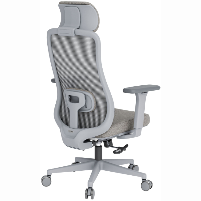 Меблі для геймерів - Крісло OfficePro Wave Gray (OC599-G-G-G)#4