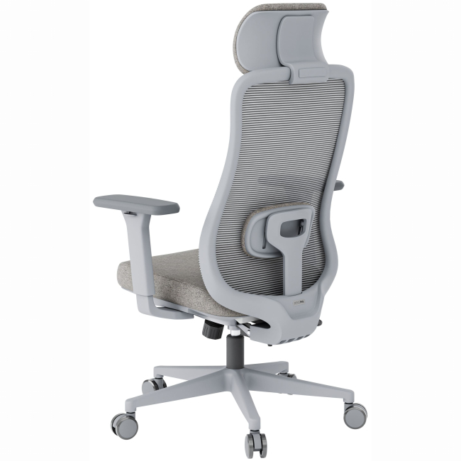 Меблі для геймерів - Крісло OfficePro Wave Gray (OC599-G-G-G)#6