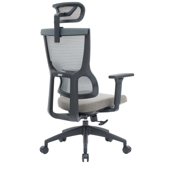 Меблі для геймерів - Крісло OfficePro Elegant Black/Dark Gray (OC600-B-DG-DG)#4