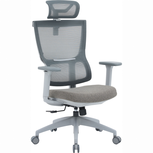 Меблі для геймерів - Крісло OfficePro Elegant Gray/Dark Gray (OC600-G-DG-DG)#6