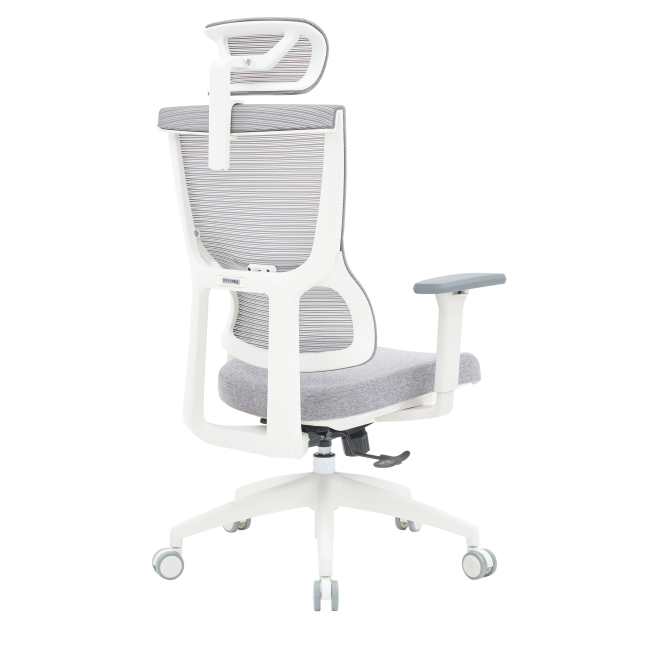 Меблі для геймерів - Крісло OfficePro Elegant White/Light Gray (OC600-W-LG-LG)#4