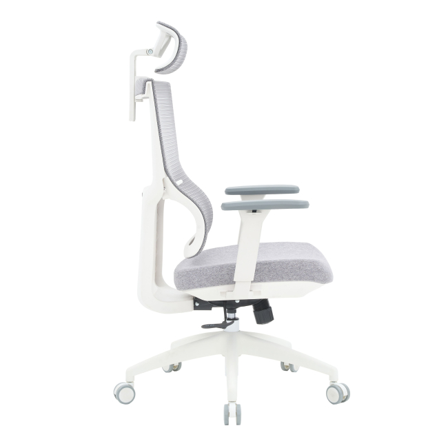 Меблі для геймерів - Крісло OfficePro Elegant White/Light Gray (OC600-W-LG-LG)#5