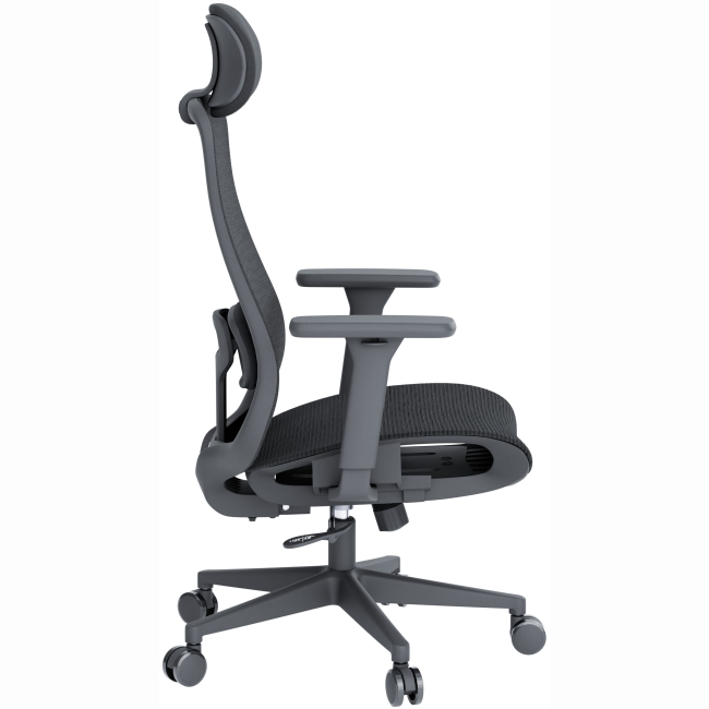 Меблі для геймерів - Крісло OfficePro Wave Black (OC670-B-B-B)#3