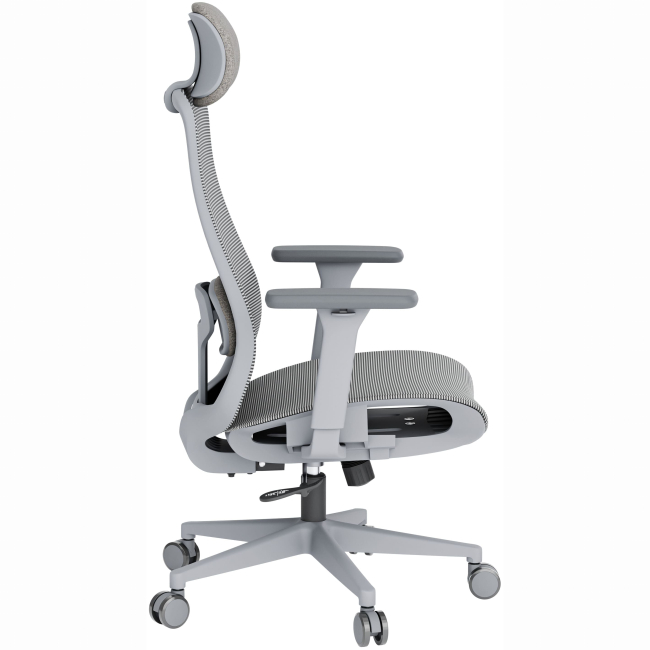 Меблі для геймерів - Крісло OfficePro Wave Gray (OC670-G-G-G)#3