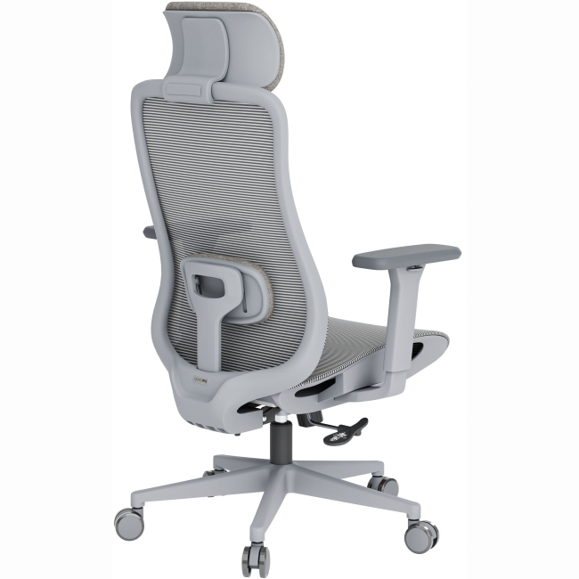 Меблі для геймерів - Крісло OfficePro Wave Gray (OC670-G-G-G)#4