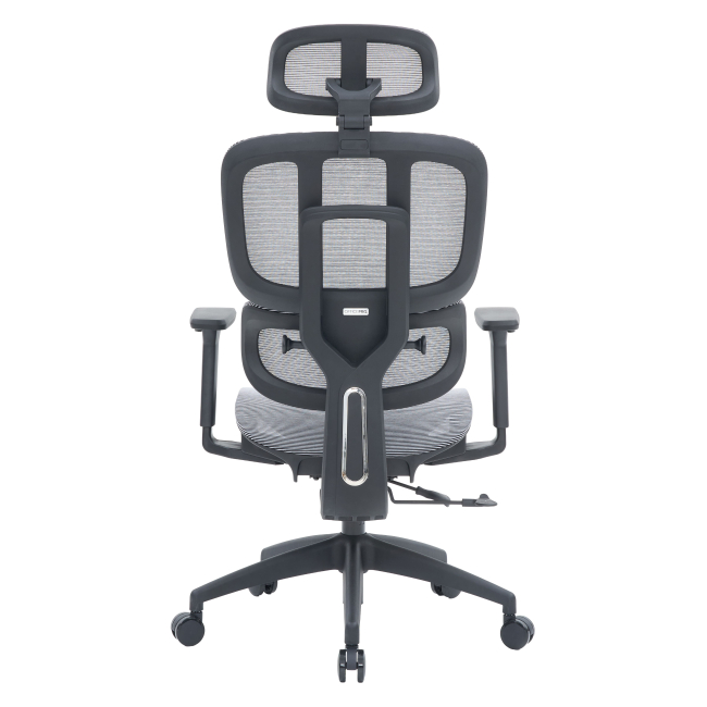 Меблі для геймерів - Крісло OfficePro Skyline Footrest Black/Gray (OC680-B-G-G)#3