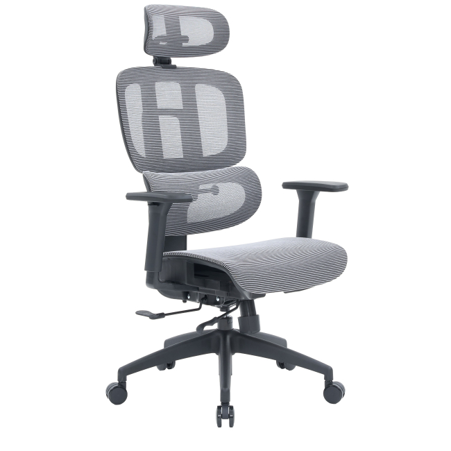 Меблі для геймерів - Крісло OfficePro Skyline Footrest Black/Gray (OC680-B-G-G)#6