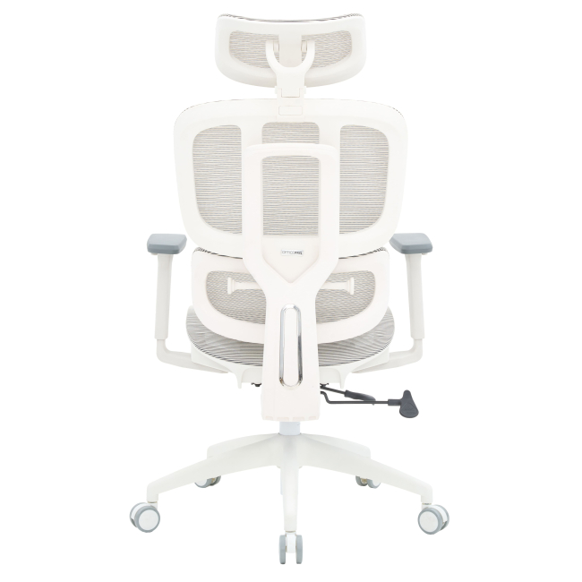 Мебель для геймеров - Кресло OfficePro Skyline Footrest White/Light Gray (OC680-W-LG-LG)#3