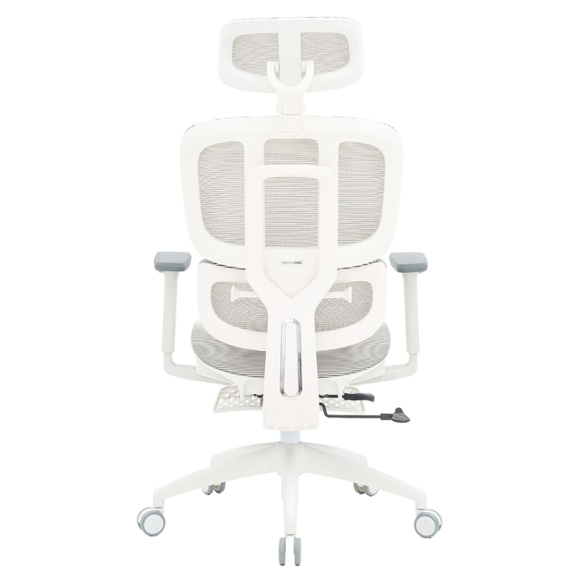 Мебель для геймеров - Кресло OfficePro Skyline Footrest White/Light Gray (OC750-W-LG-LG)#3