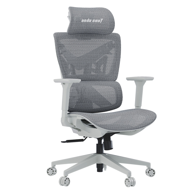 Меблі для геймерів - Крісло ігрове Anda seat X-Air Mega Size XL Mesh Gray (AD-WY-01-GGF)#3