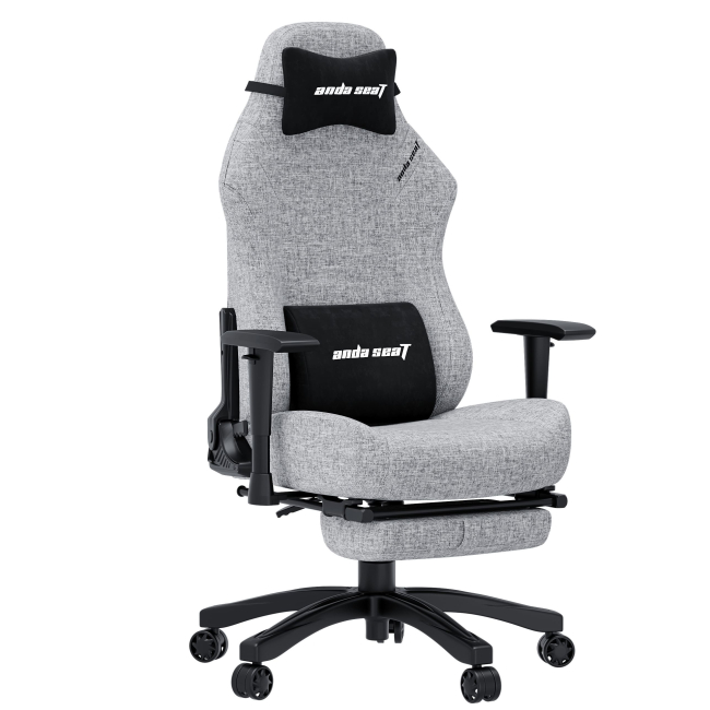 Меблі для геймерів - ​Крісло ігрове Anda seat Luna Pro Size L Gray Fabric (AD18T-44-G-F)#5