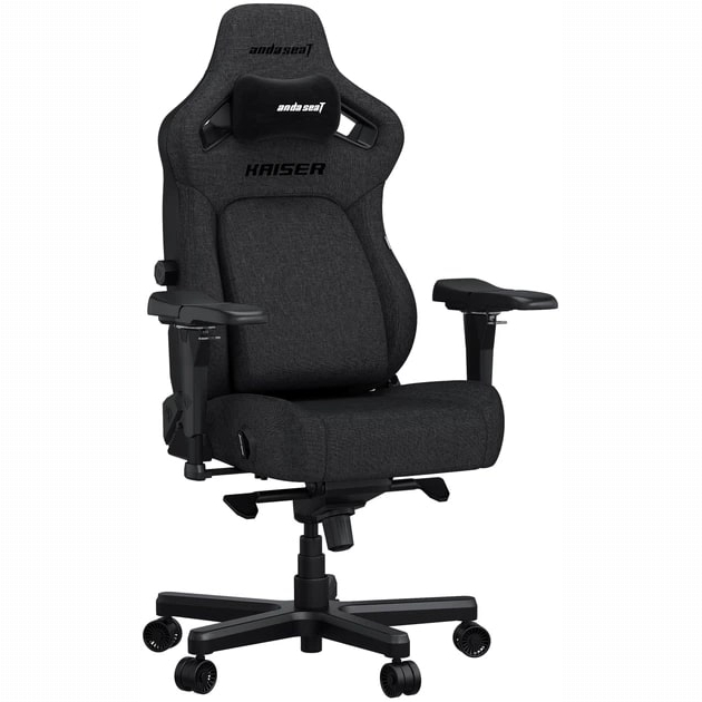 Мебель для геймеров - Кресло игровое Anda Seat Kaiser 4 Size L Dark gray Linen Fabric (AD12YDDC-L-20-GB-CF)#2