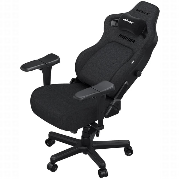 Мебель для геймеров - Кресло игровое Anda Seat Kaiser 4 Size L Dark gray Linen Fabric (AD12YDDC-L-20-GB-CF)#3