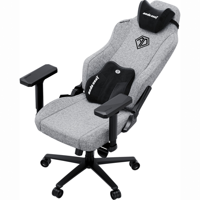 Мебель для геймеров - Кресло игровое Anda seat Phantom 3 XL Gray Fabric (AD18XL-52-G-F-G01)#8
