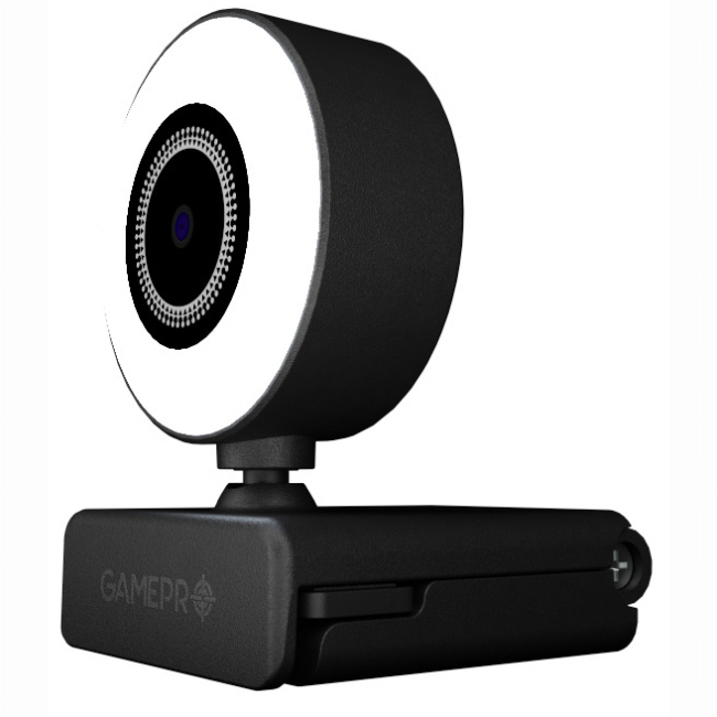 Блогерство и стриминг - Веб-камера GamePro Vision USB 2.0 FullHD черный подсветка белого цвета (GC1352)#2