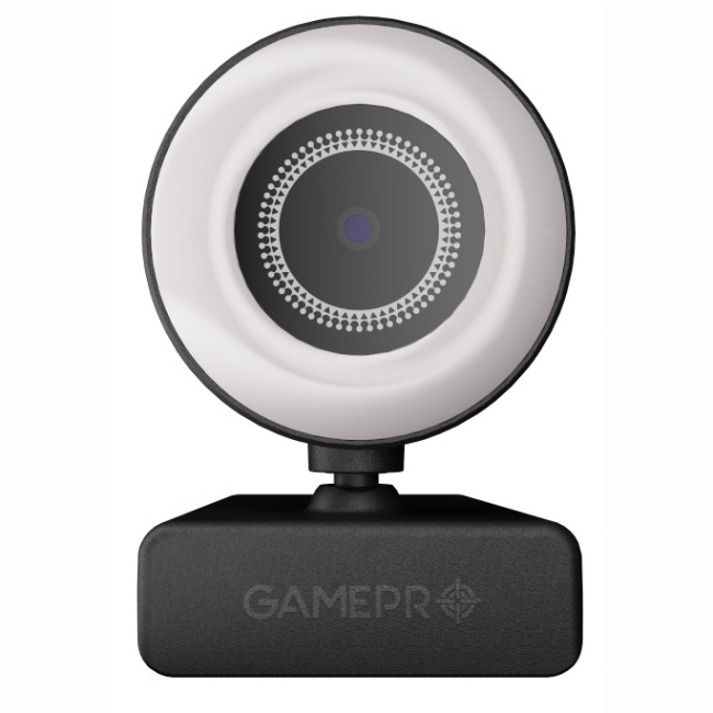 Блогерство и стриминг - Веб-камера GamePro Vision USB 2.0 FullHD черный подсветка белого цвета (GC1352)#4