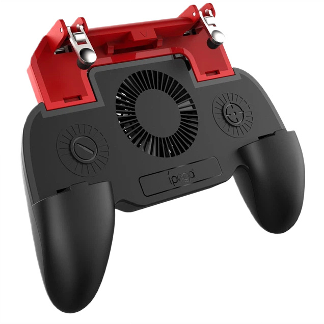 Геймпади - ​Бездротовий геймпад-тригер iPega механічний чорний-червоний (PG-9123)#2