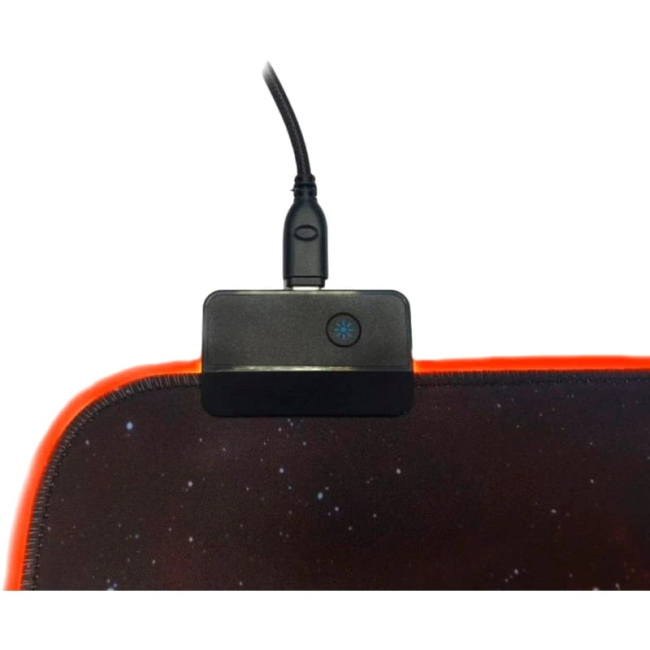 Клавиатура и мыши - Игровая поверхность GamePro Nitro XL Black с принтом и подсветкой RGB USB (MP636)#2