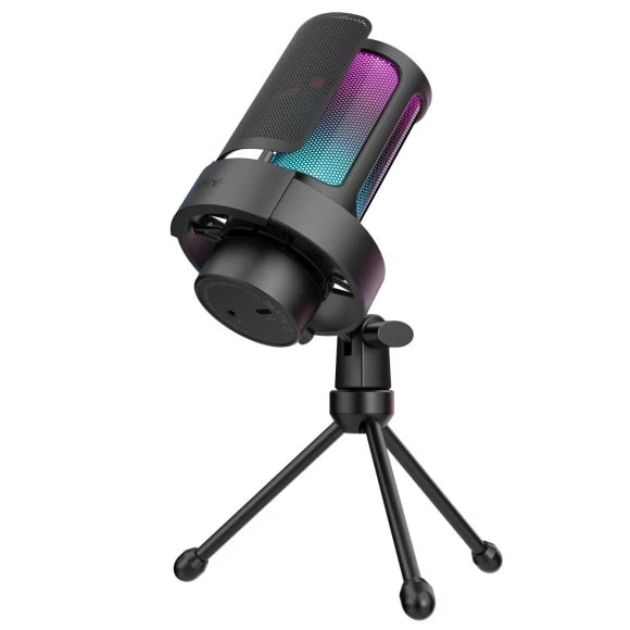Мікрофони - Мікрофон студійний контенсаторний Fifine чорний (A8V)#2
