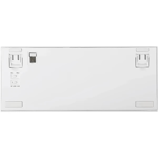 Клавиатура и мыши - Клавиатура Epomaker AK820 Pro 75% Flying Fish Switch Hot-Swap 2.4G/BT/USB LCD Screen RGB White UA (AK820-PRO-W-FF)#4