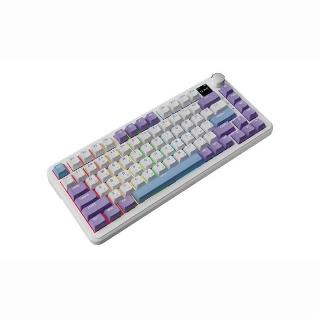 Клавіатура і миші - Клавіатура Ajazz AK820 MAX Magnetic switches Purple RGB With Screen (AK820MAX-M-PWB)#3