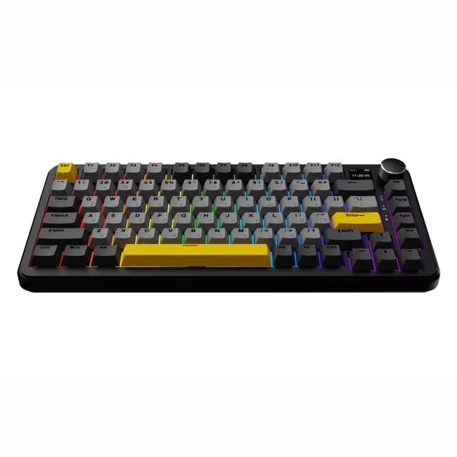 Клавіатура і миші - ​Клавіатура Ajazz AK820 MAX Magnetic switches Black RGB With Screen (AK820MAX-M-BGY)#5