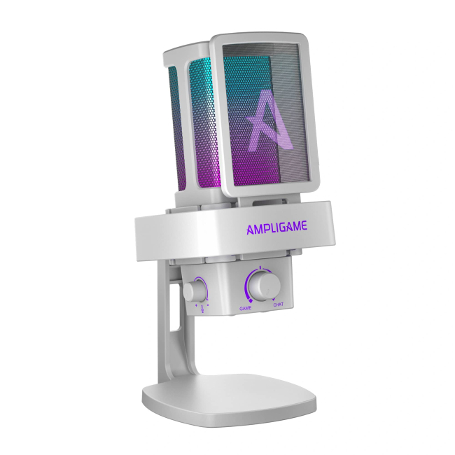 Микрофоны - Микрофон конденсаторный Fifine Ampligame USB White (Q8PROW)#2