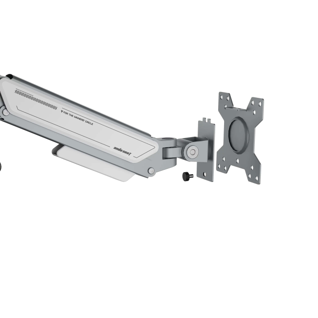 Меблі для геймерів - Кріплення для монітора Anda Seat Stealth II 17''-32'' White (AD-W-A6D-1S-FW)#4