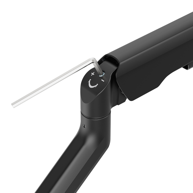 Мебель для геймеров - Настольное крепление для двух мониторов OfficePro 17-35'' 2-12kg Black (MA452B)#7