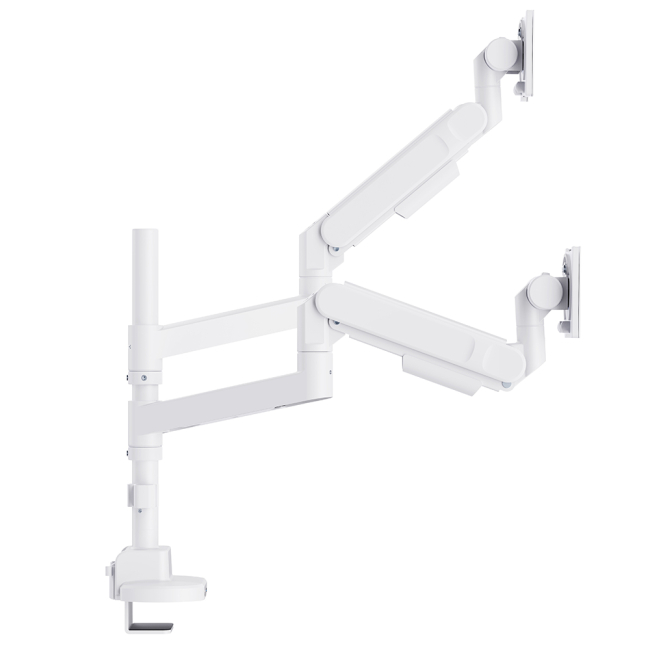 Мебель для геймеров - Настольное крепление для двух мониторов OfficePro 24-57''2-27kg White (MAH752W)#5