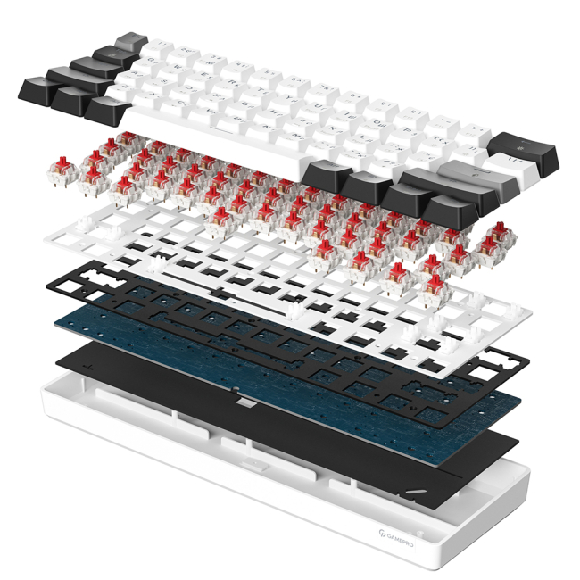 Клавиатура и мыши - ​Клавиатура GamePro Genesis Infinity outemu switches (MK130BW)#4