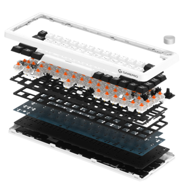 Клавіатура і миші - ​Клавіатура GamePro Asgard Valhalla 65% RGB (MK210W Pro)#4