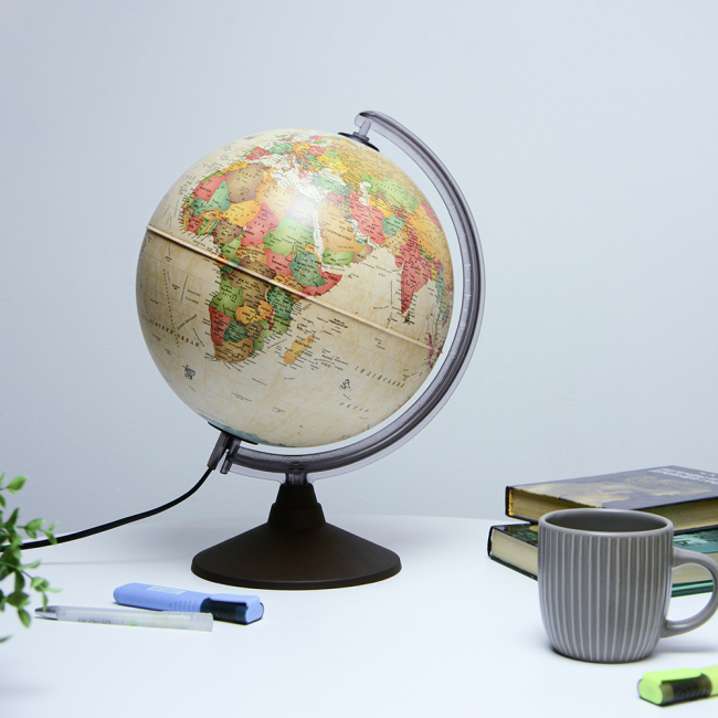 Навчальні іграшки - Глобус Tecnodidattica Marco Polo з підсвіткою 25 см (0325MPANUCLMFL4B)#5