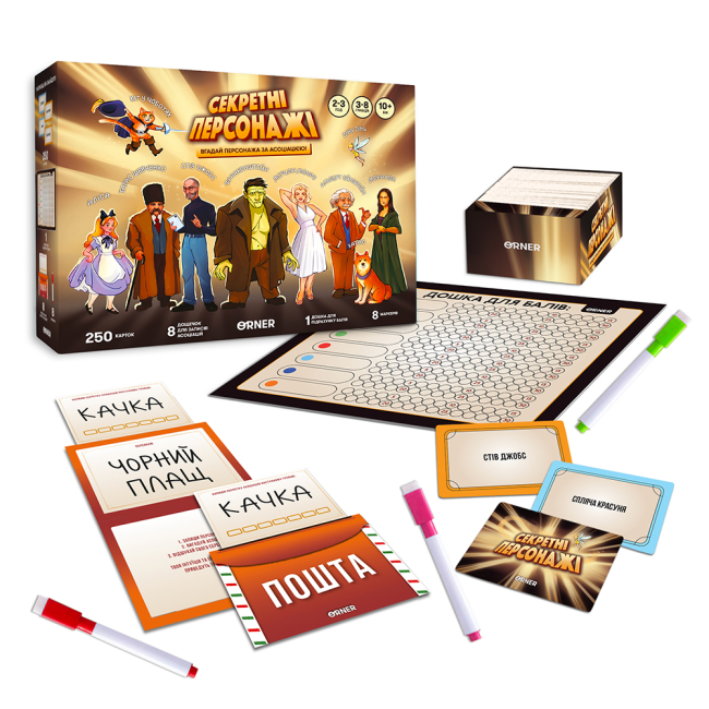 Настольные игры - ​Настольная игра Orner Секретные персонажи (orner-2929)#2