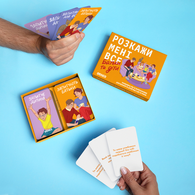 Настольные игры - Настольная игра Orner Расскажи мне все. Родители и дети (orner-2104)#6