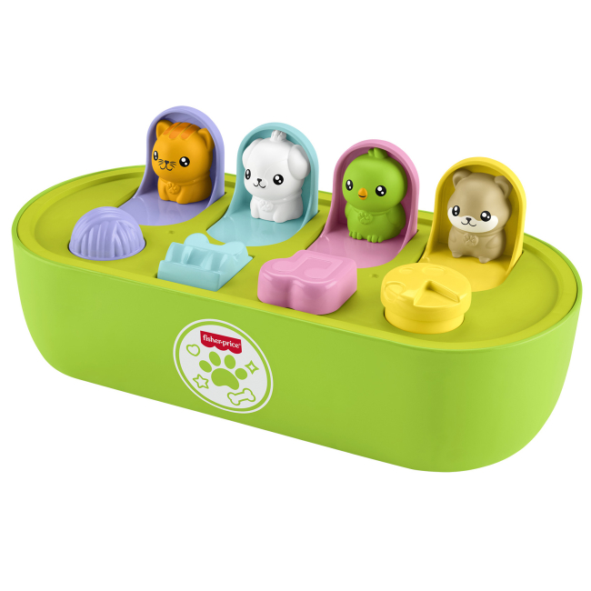 Развивающие игрушки - Развивающая игрушка Fisher-Price Прятки со зверюшками (JDL66)#2