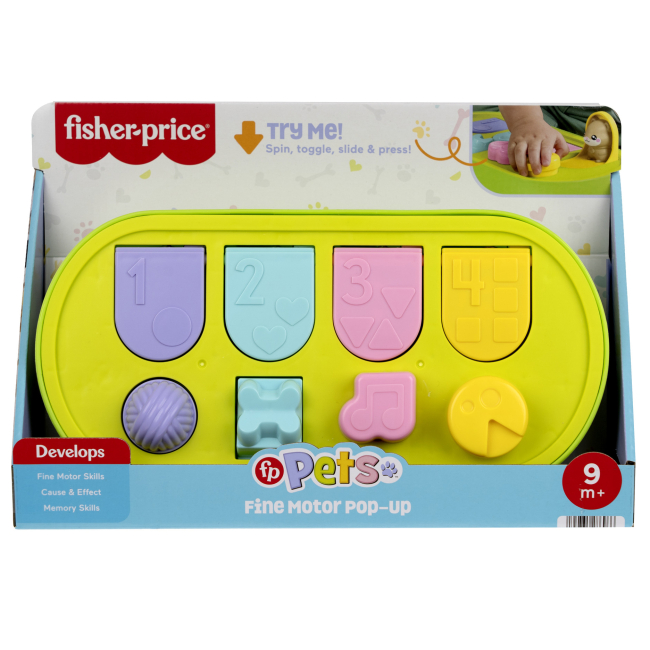 Развивающие игрушки - Развивающая игрушка Fisher-Price Прятки со зверюшками (JDL66)#4
