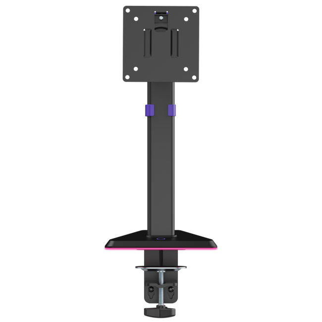 Меблі для геймерів - Кріплення для монітора GamePro Black/Violet RGB (MAG101V)#7