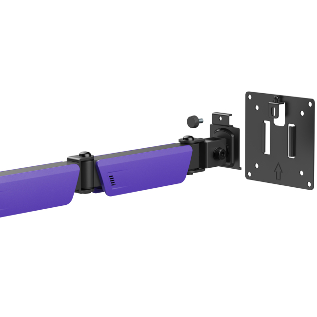 Меблі для геймерів - Кріплення для монітора GamePro Black/Violet RGB (MAG101V)#8