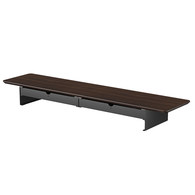 Меблі для геймерів - Підставка для монітора OfficePro Dark Wood/Black (MR164DW)#3